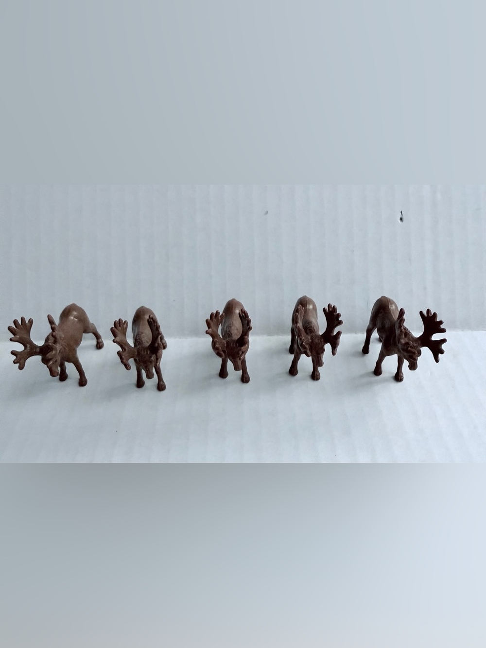 Miniature Moose Figure Set